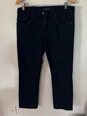 Joe's Jeans Black Straight Narrow Fit Jeans